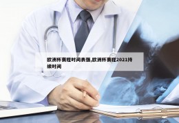 欧洲杯赛程时间表强,欧洲杯赛程2021持续时间