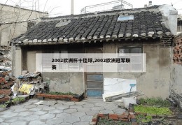 2002欧洲杯十佳球,2002欧洲冠军联赛