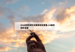 2024年欧洲杯决赛场地在哪里,14届欧洲杯决赛