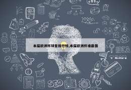 本届欧洲杯球星排行榜,本届欧洲杯谁最强