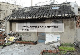 2024欧洲杯8强怎么分,欧洲杯24强怎么分组