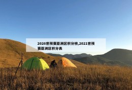 2026世预赛亚洲区积分榜,2021世预赛亚洲区积分表