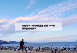 央视网2024欧洲杯直播,央视2024欧洲杯直播时间表